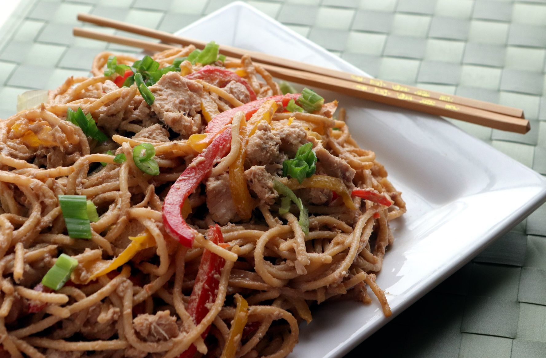 Rotisserie chicken- Szechuan noodles